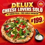 Delux Cheese Lovers Solo Delux Cheese Lovers Solo — ฿199