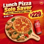 Lunch Time Pizza Solo Saver Lunch Time Pizza Solo Saver — ฿229